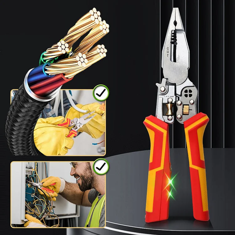 🔥2025 HOT SALE  50% OFF🔥 New🔥8-In-1 Wire Stripper with Voltage Tester🚀