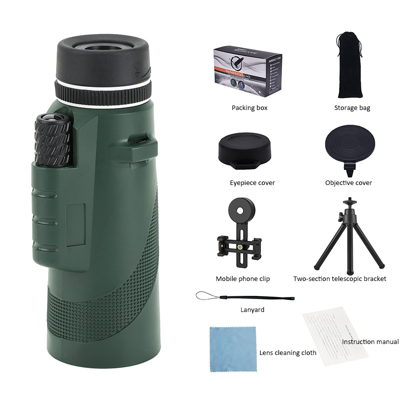 Professional-grade Monocular Telescope High-power HD Outdoor Portable Bird Watching Concert