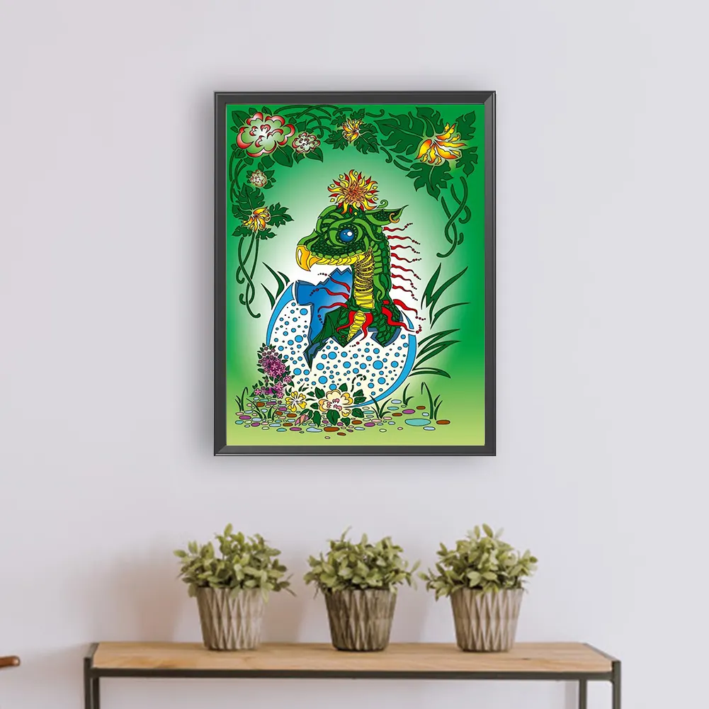 Full Round Diamond Painting 30*40cm - Dragon