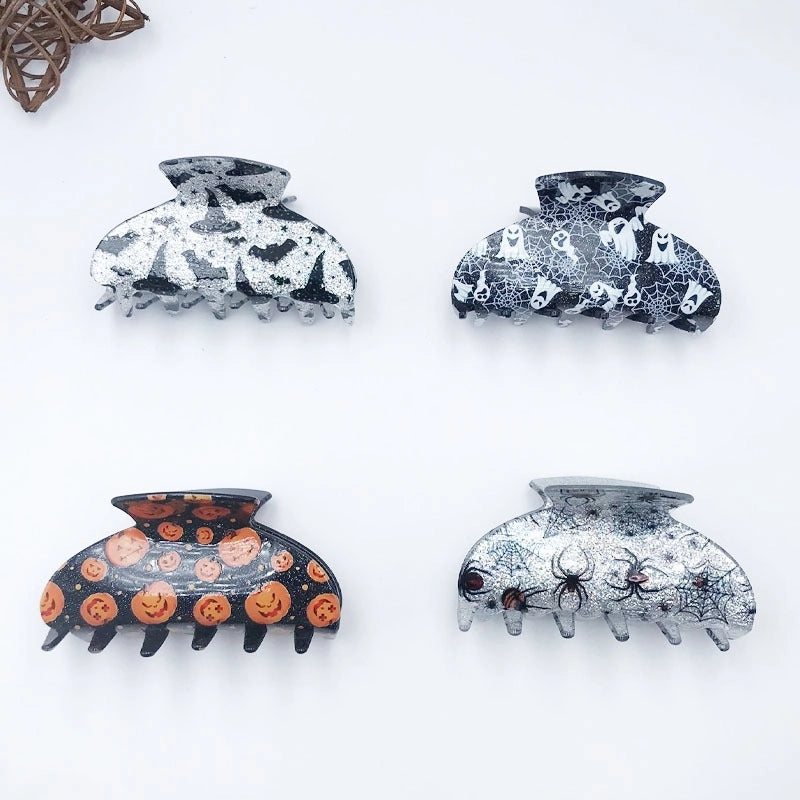 Halloween Lady Women's Spider Web Arylic Hair Claws