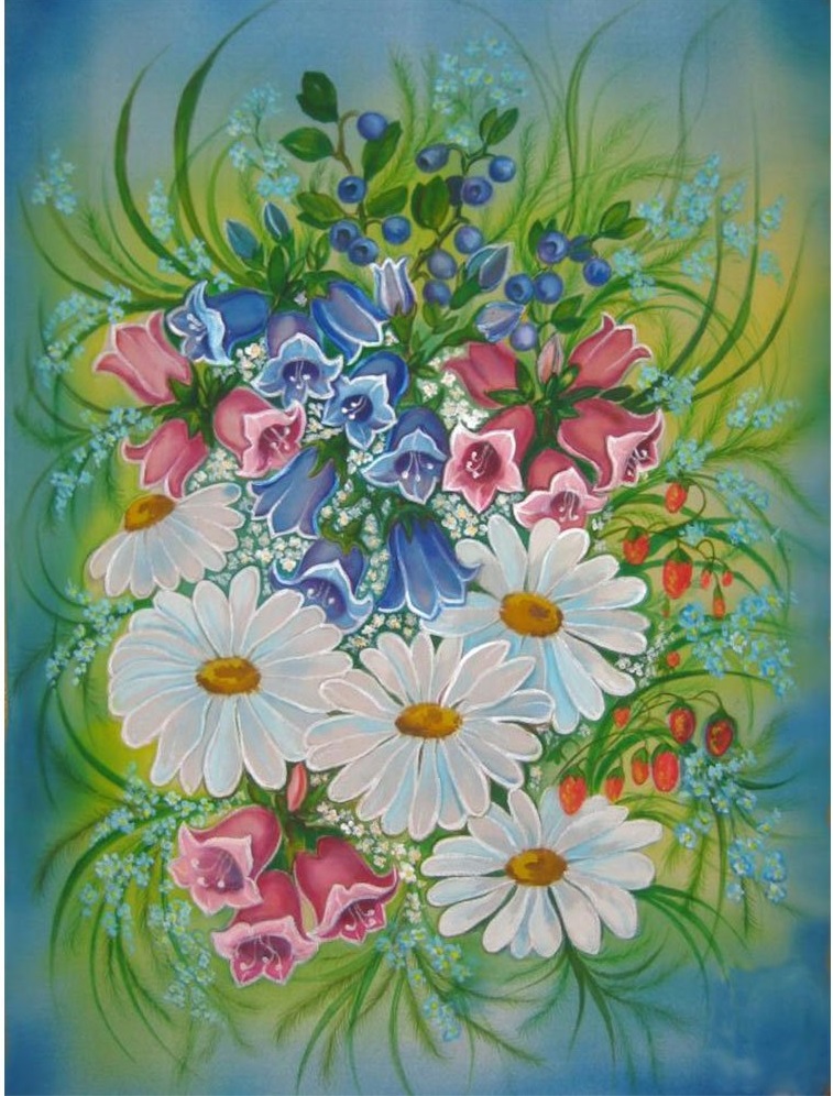 DIY Painting By Numbers Flowers 40*50cm
