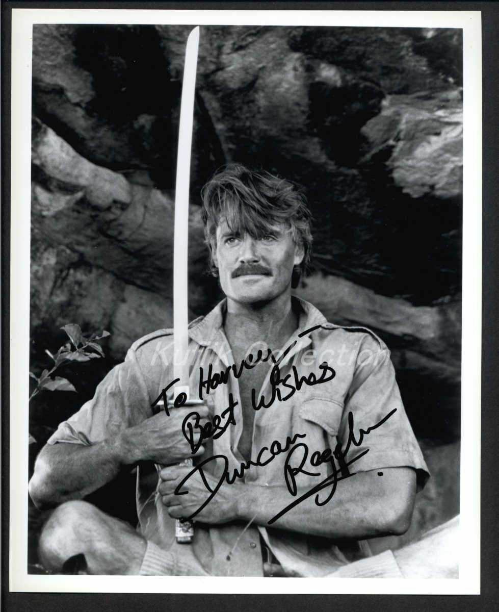 Duncan Regehr - Signed Vintage Celebrity Autograph Photo Poster painting