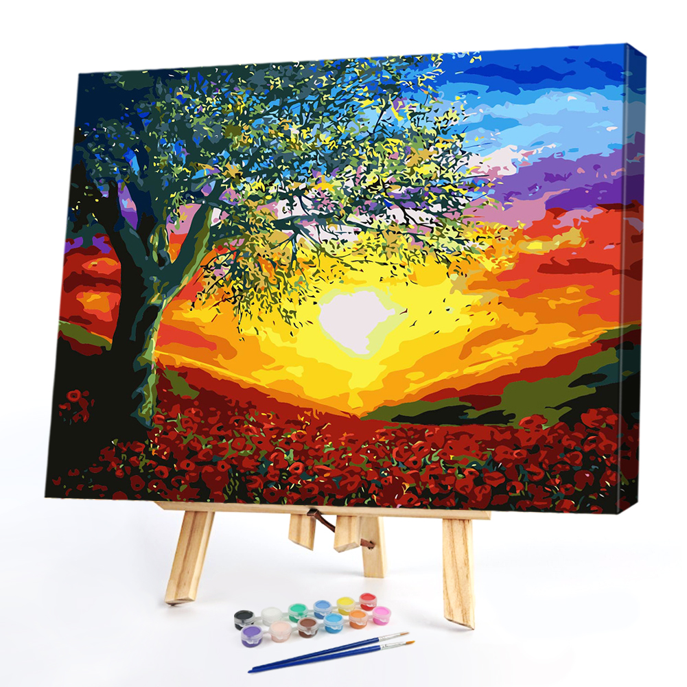 

40*50CM Paint By Numbers-Setting Sun, 501 Original