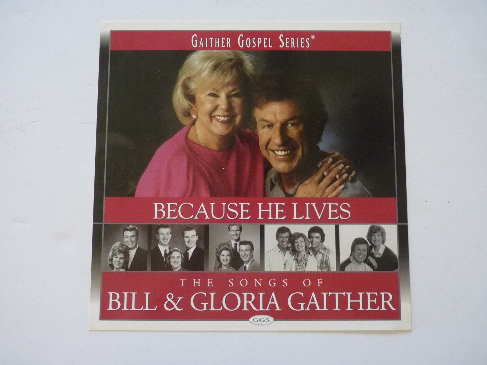 Gaither Gospel Because He Lives LP Record Photo Poster painting Flat 12x12 Poster