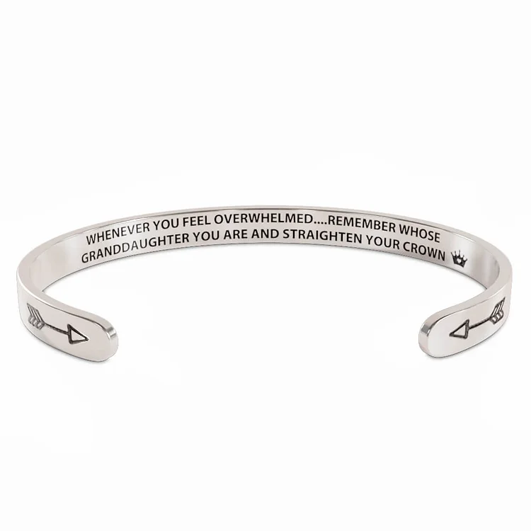 For Granddaughter - Whenever You Feel Overwhelmed... Bracelet