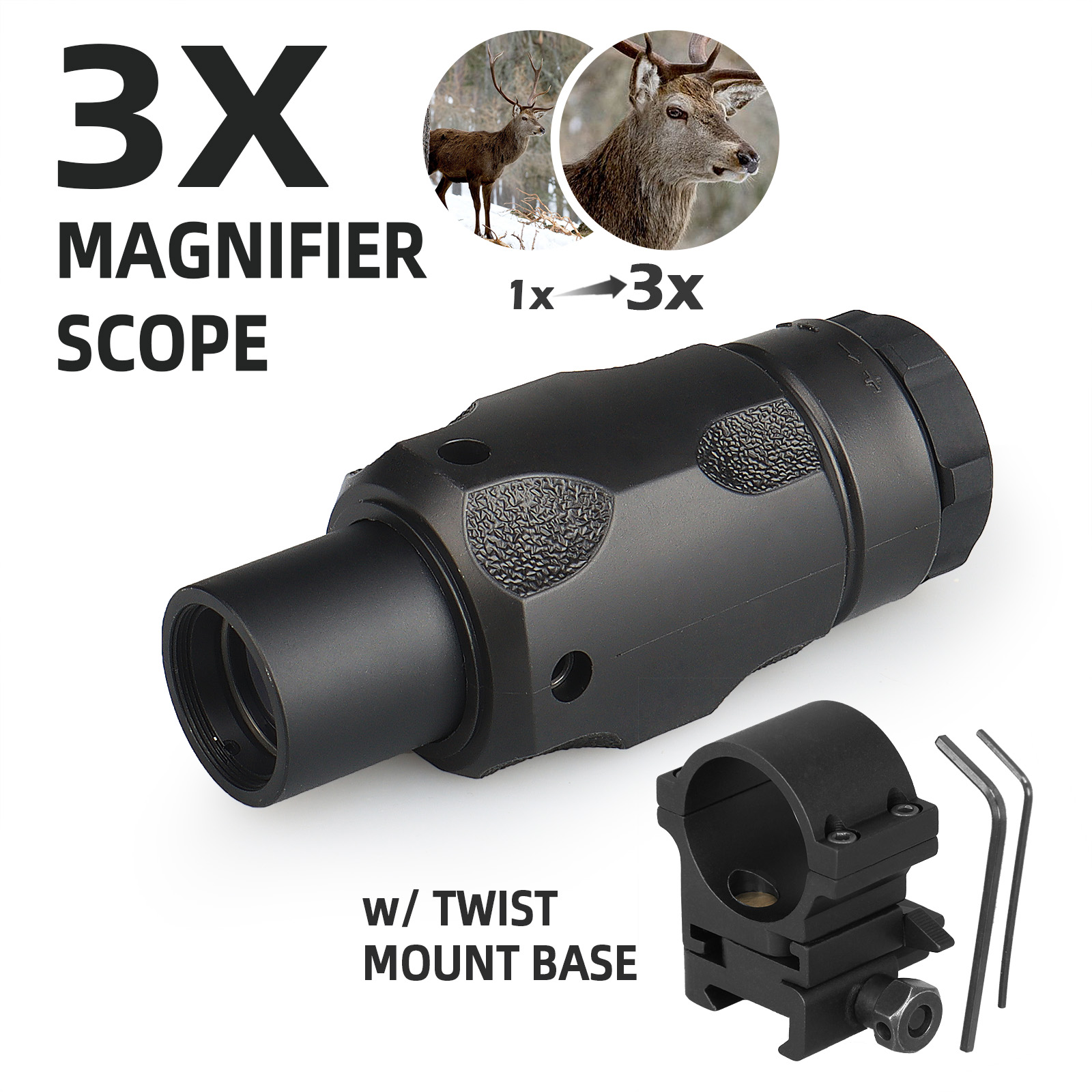 $89.00-Aimpoint Professional 3XMag-1 Magnifier Scope with Optics ...