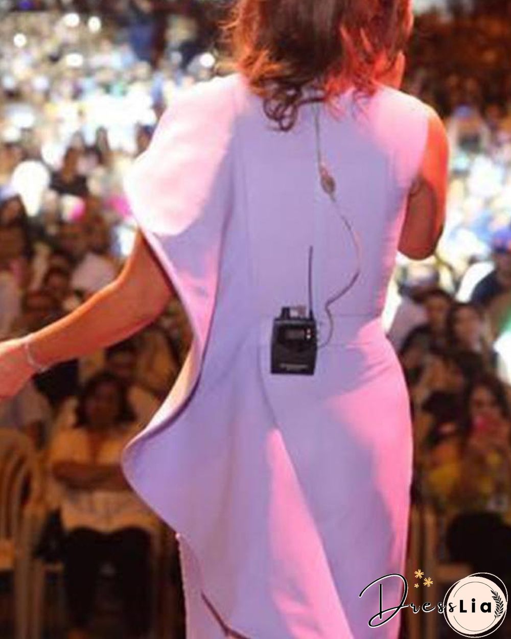Elegant Single Shoulder Out Ruffled Irregular Design Jumpsuit