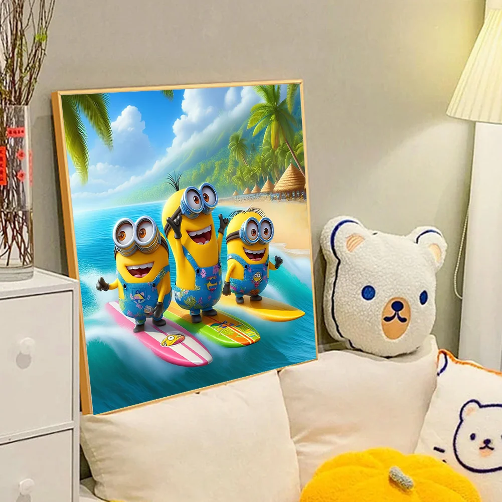 Diamond Painting - Full Round Drill - Minions(Canvas|40*40cm)