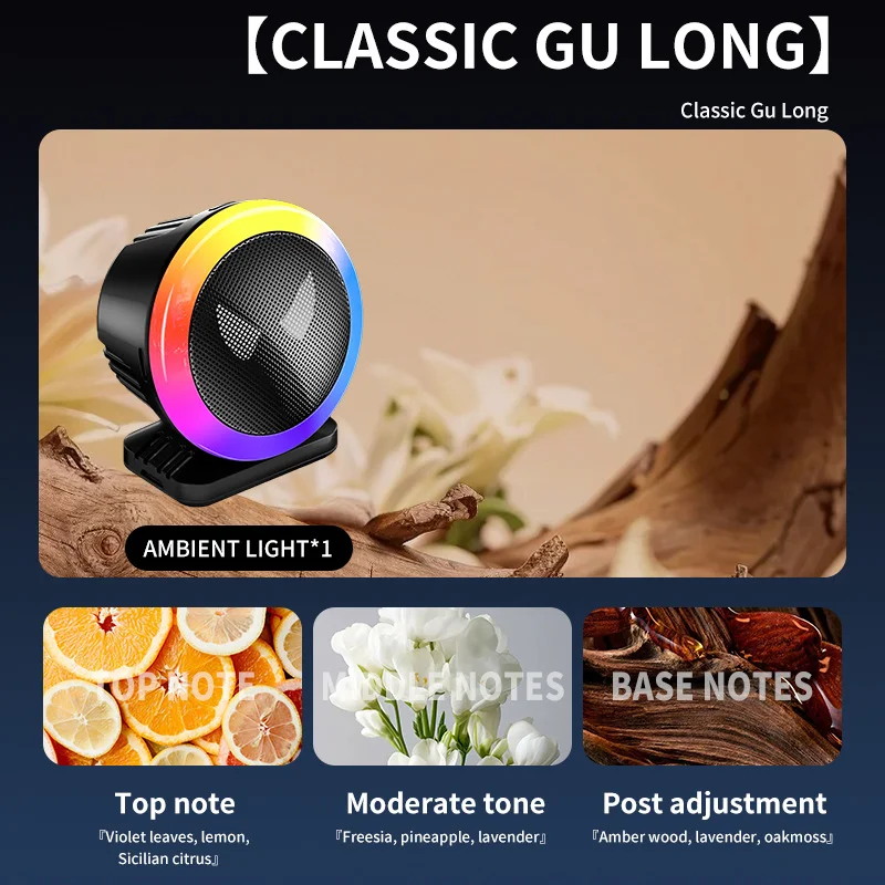 Voice-controlled rhythm light, colorful music aromatherapy atmosphere light