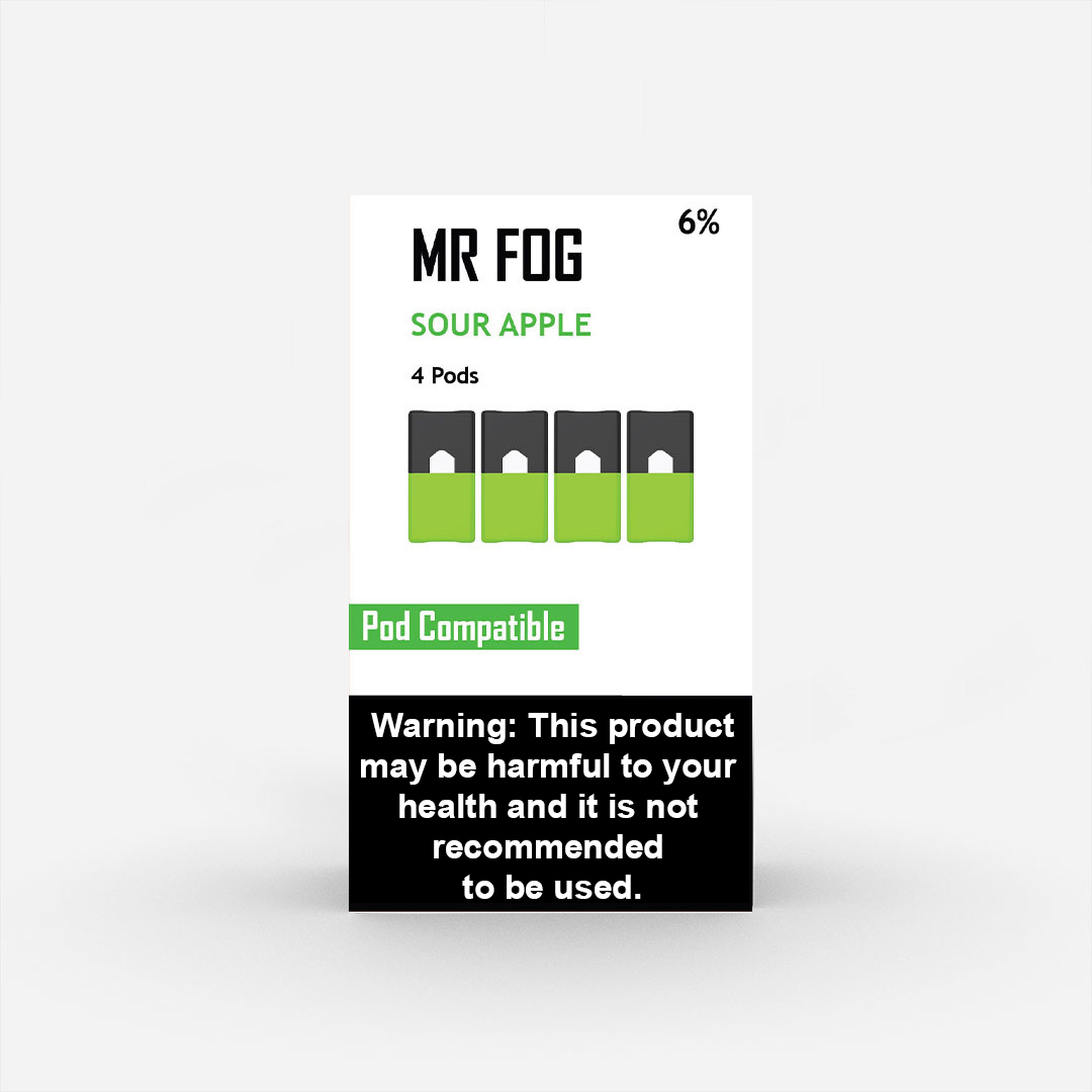 MR FOG PODS PACK OF 4 Sour Apple