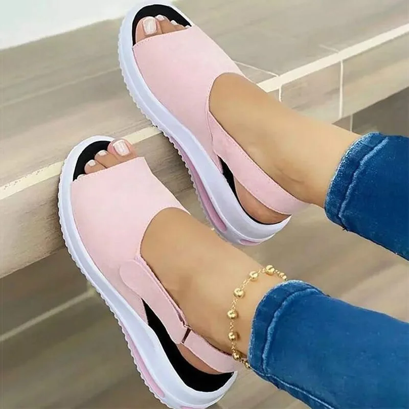 Women Sandals 2021 New Summer Shoes For Women Heels Sandals Casual Platform Shoes Female Plus Size Wedges Shoes Sandalias Mujer