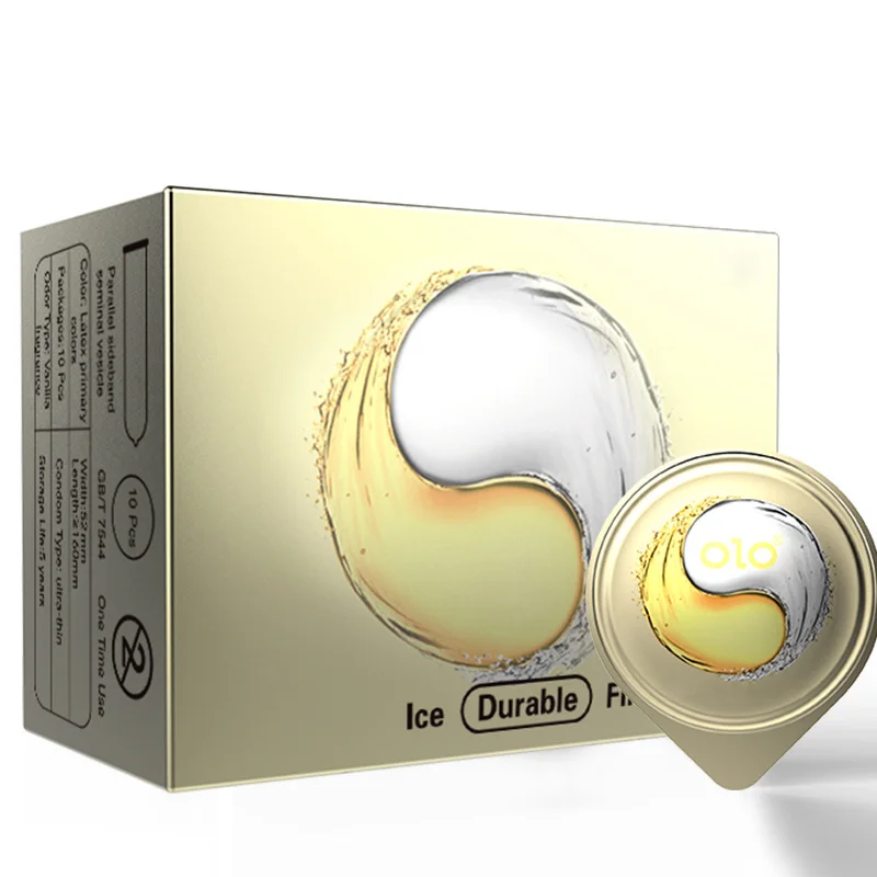 10pcs Hyaluronic Condom Durable Ultra Thin Grain Condom