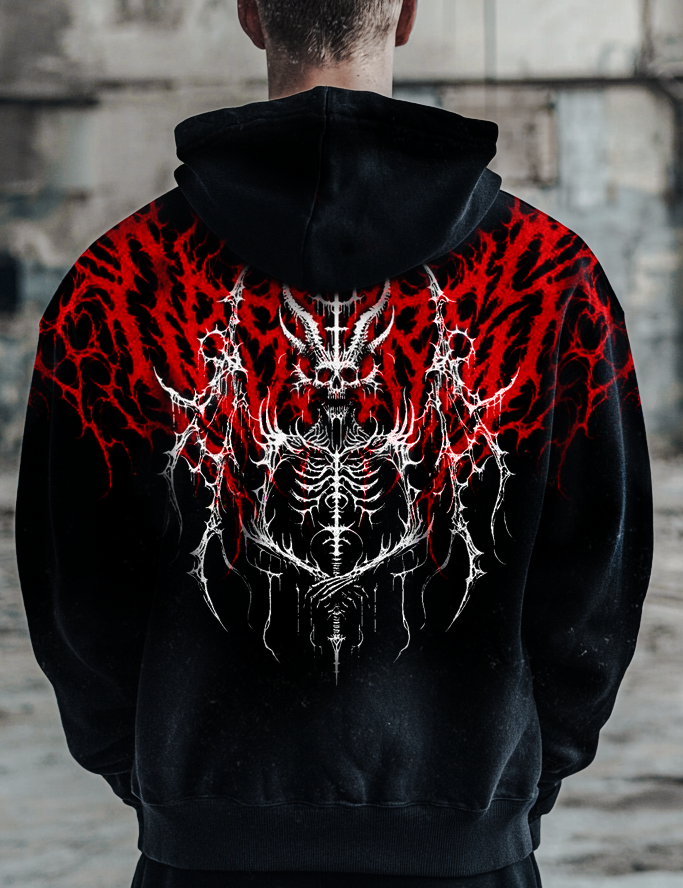 Devil Blood Death Mental Unisex Casual Sports Hoodie / Rvogue / Rvogue