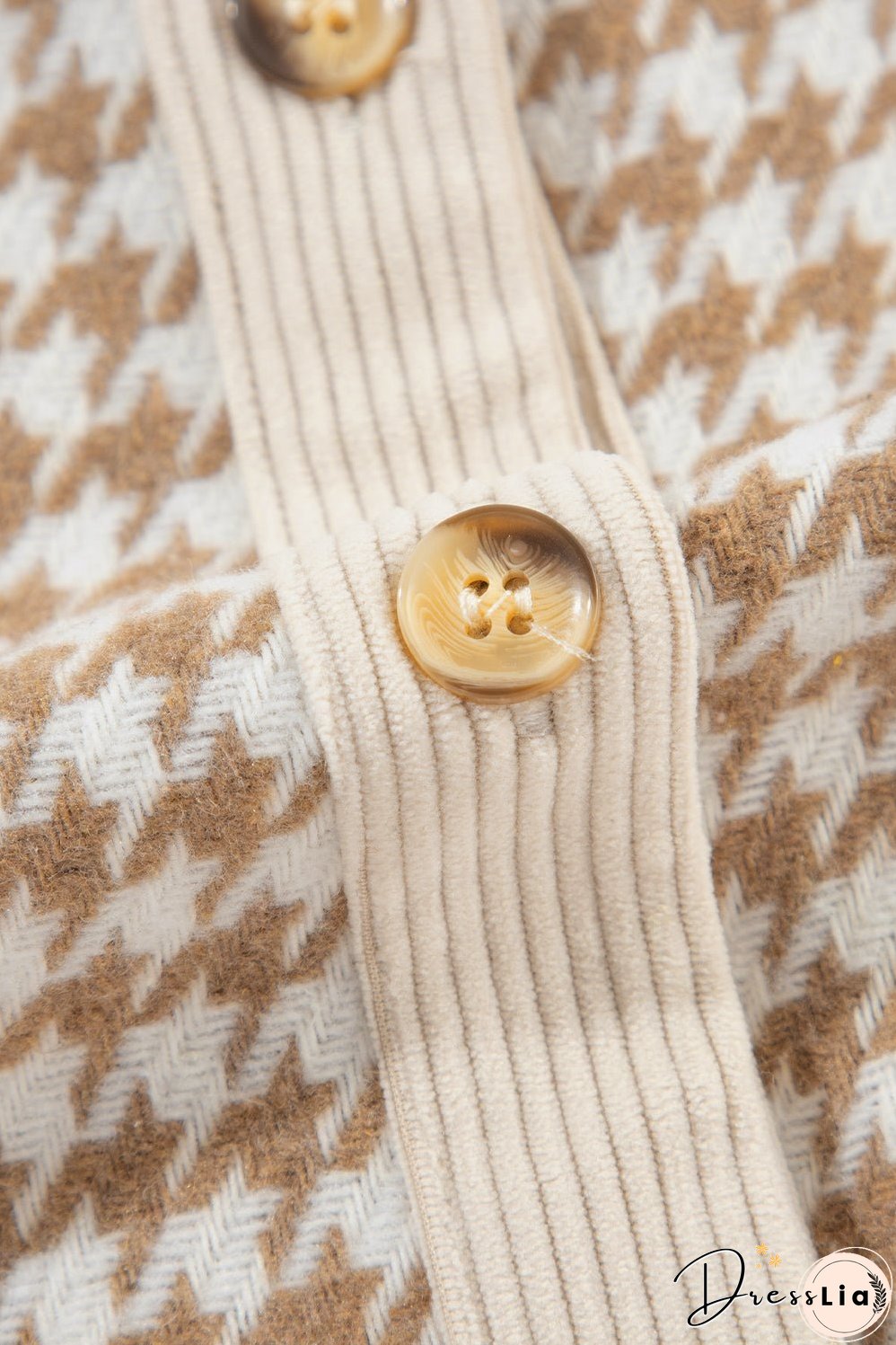 Houndstooth and Corduroy Shacket