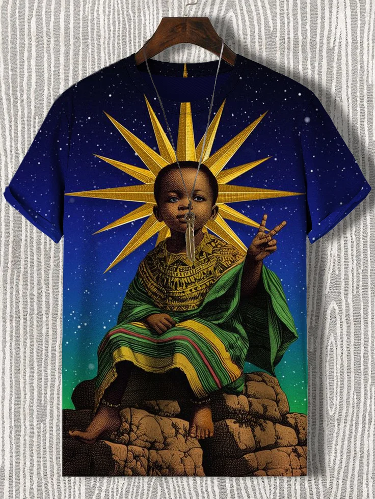 Men's The Star Art Graphic Print T-Shirt