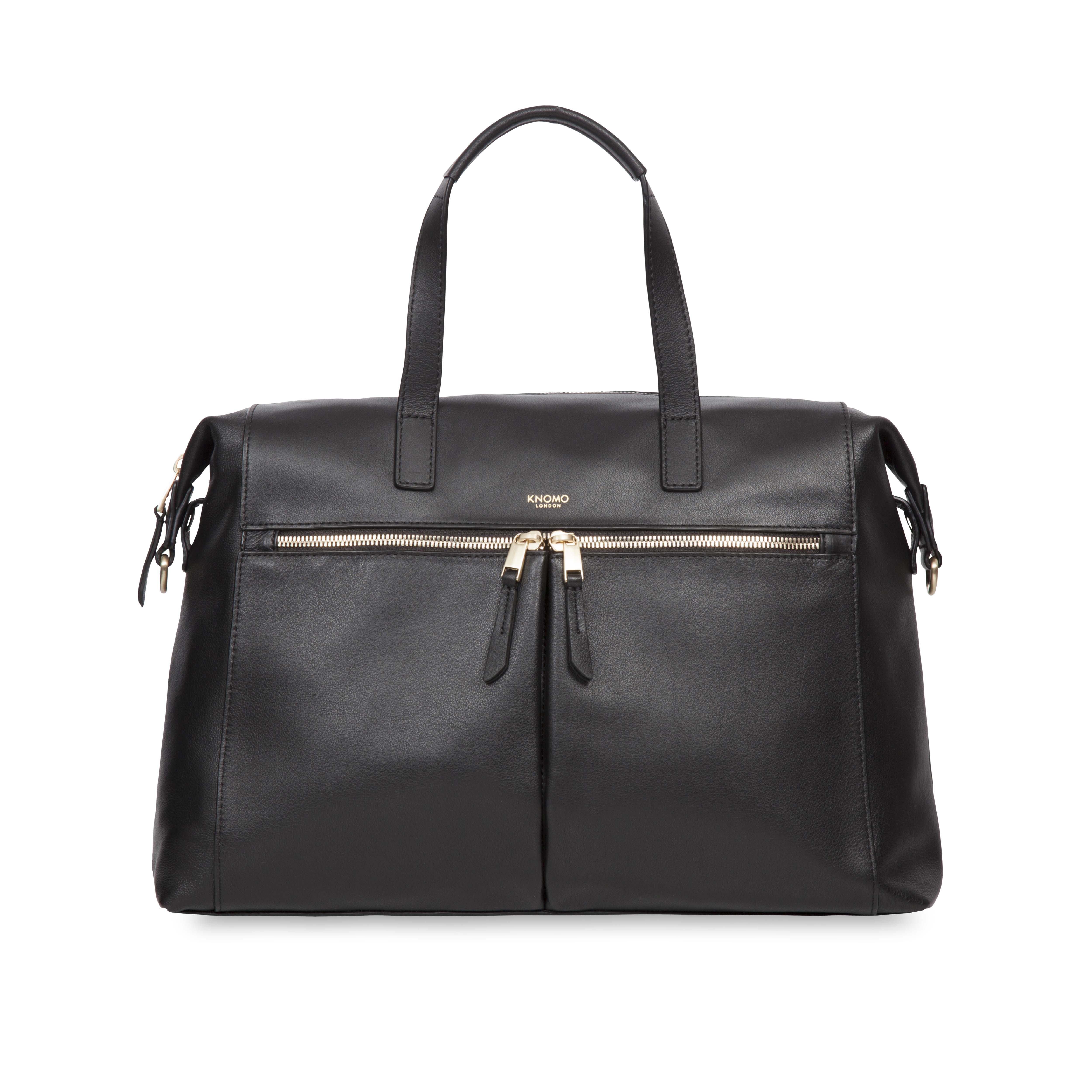 Audley Leather Brief KNOMO USA - Bags that work beautifully