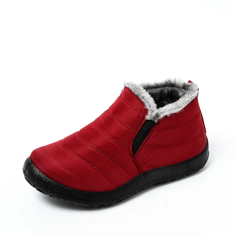 Women Boots Non-Slip Waterproof Winter Ankle Snow Boots Women Platform Boots Female Winter Shoes With Thick Fur Botas Mujer 2021