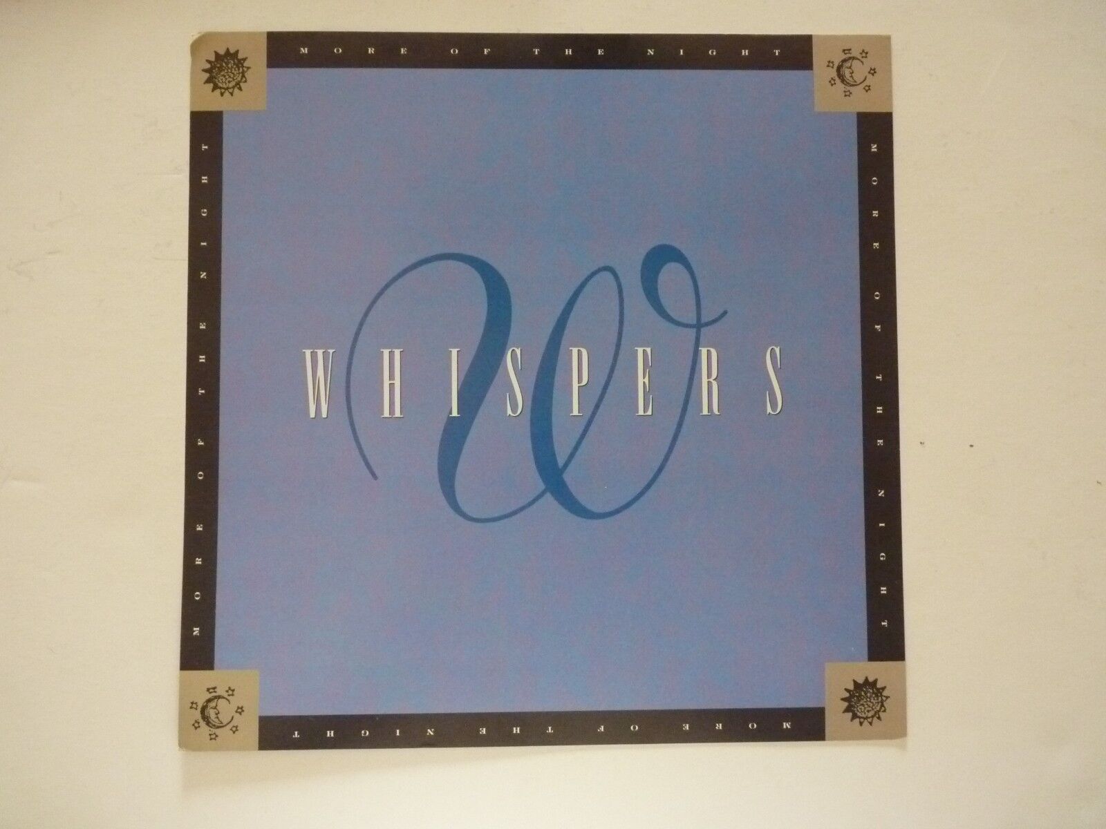 Whispers More of the Night LP Record Photo Poster painting Flat 12X12 Poster