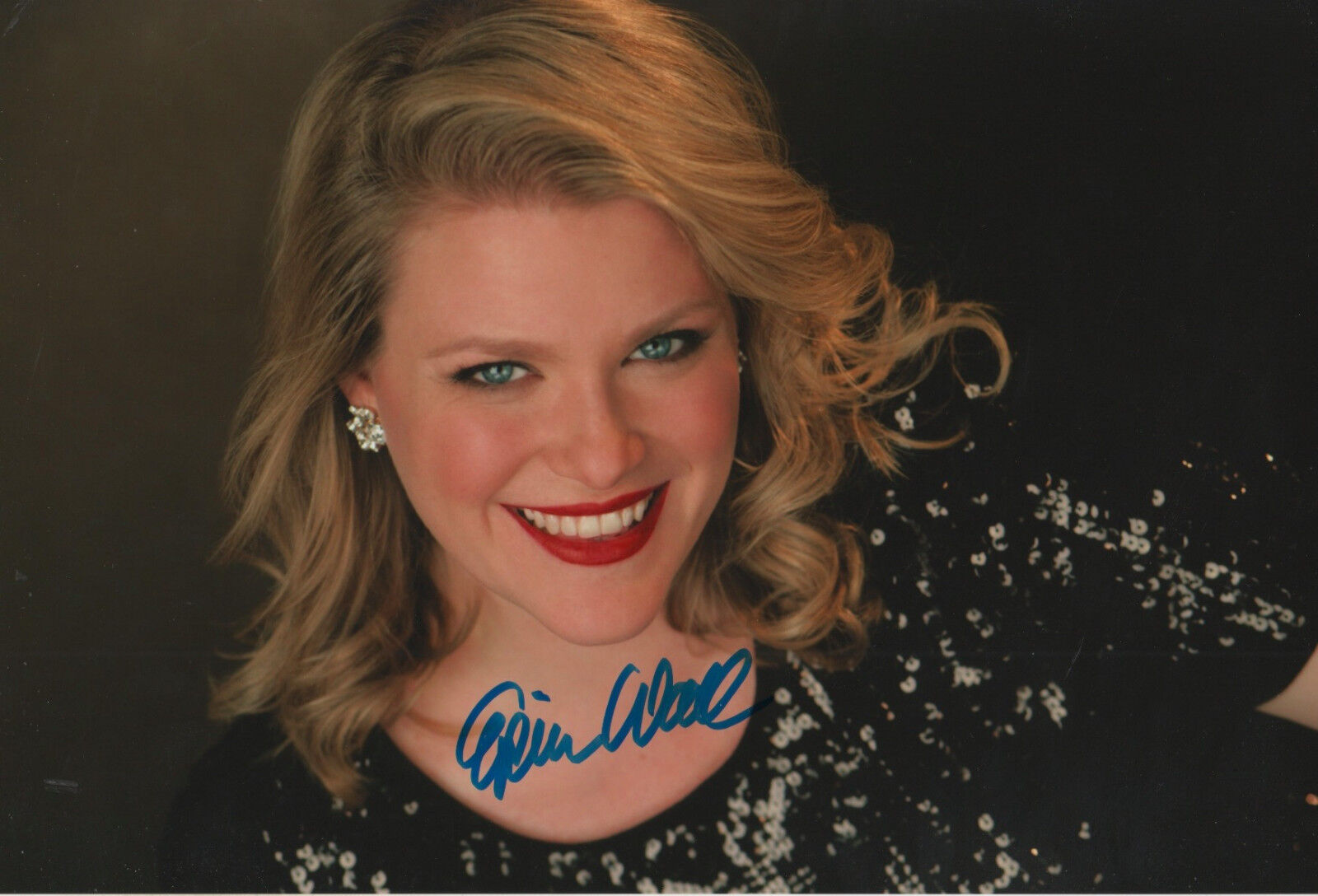 Erin Wall Opera signed 8x12 inch Photo Poster painting autograph