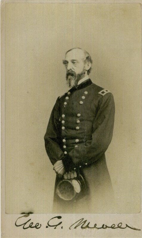 GEORGE G MEADE (1815-1872) Signed Photo Poster paintinggraph - General - US Union Army preprint