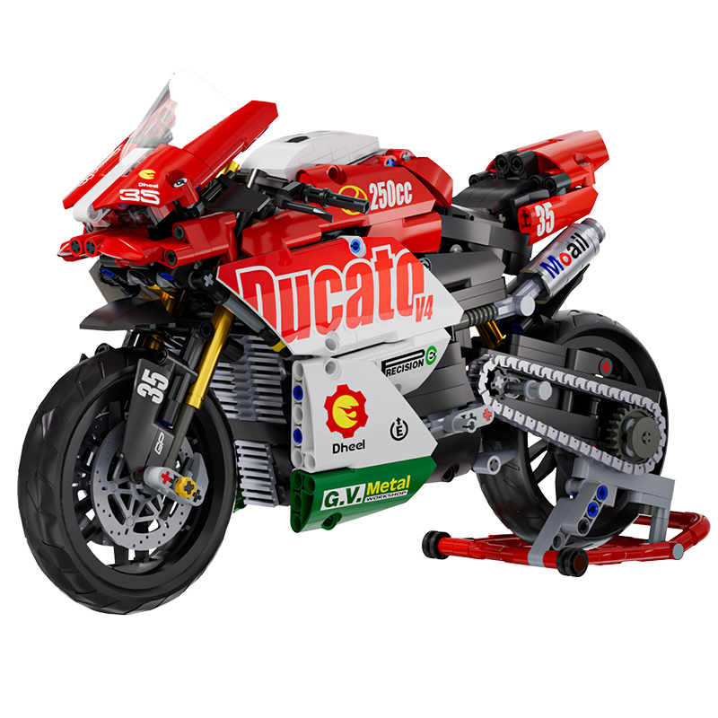 KAVOWORLD 88800 Racing Motorcycle Building Set | Fast Shipping from US Local Warehouse
