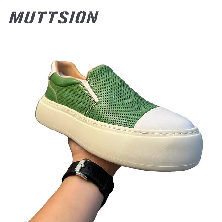 MUTTSION Breathable Leather Loafers MUTTSION.COM MUTTSION