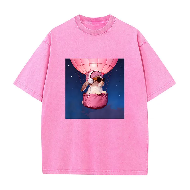 Bunny The Rabbit Retro Washed T-Shirt