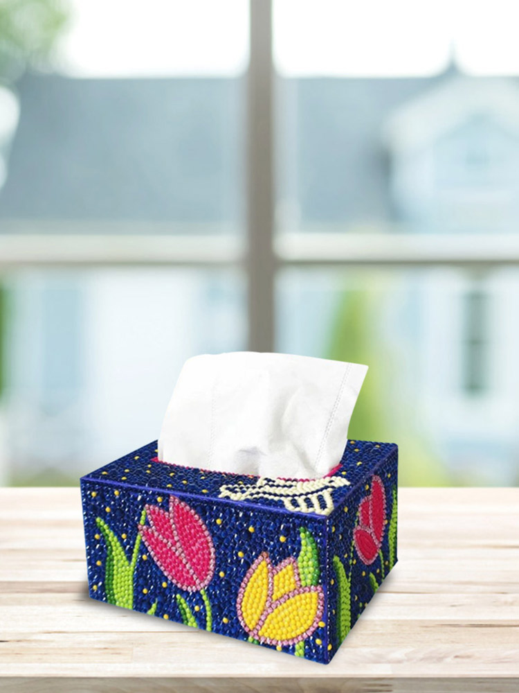 DIY Diamond Tissue Box