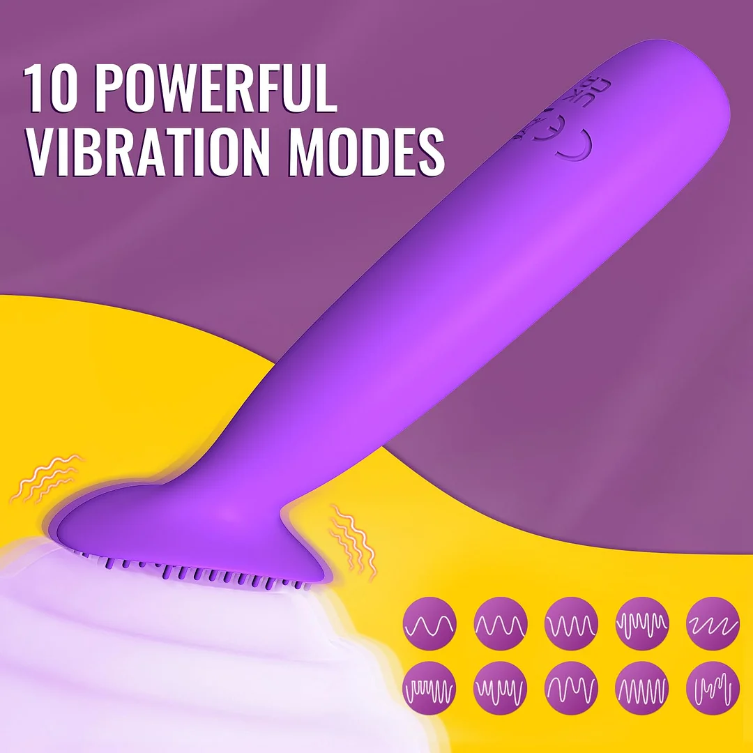 Mira &ndash; Precision Clitoral & Nipple Vibrator With Soft Silicone Brush Head For Gentle Stimulation