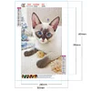 Diamond Painting-DIY Full Round Drill Cat(45*30 cm)