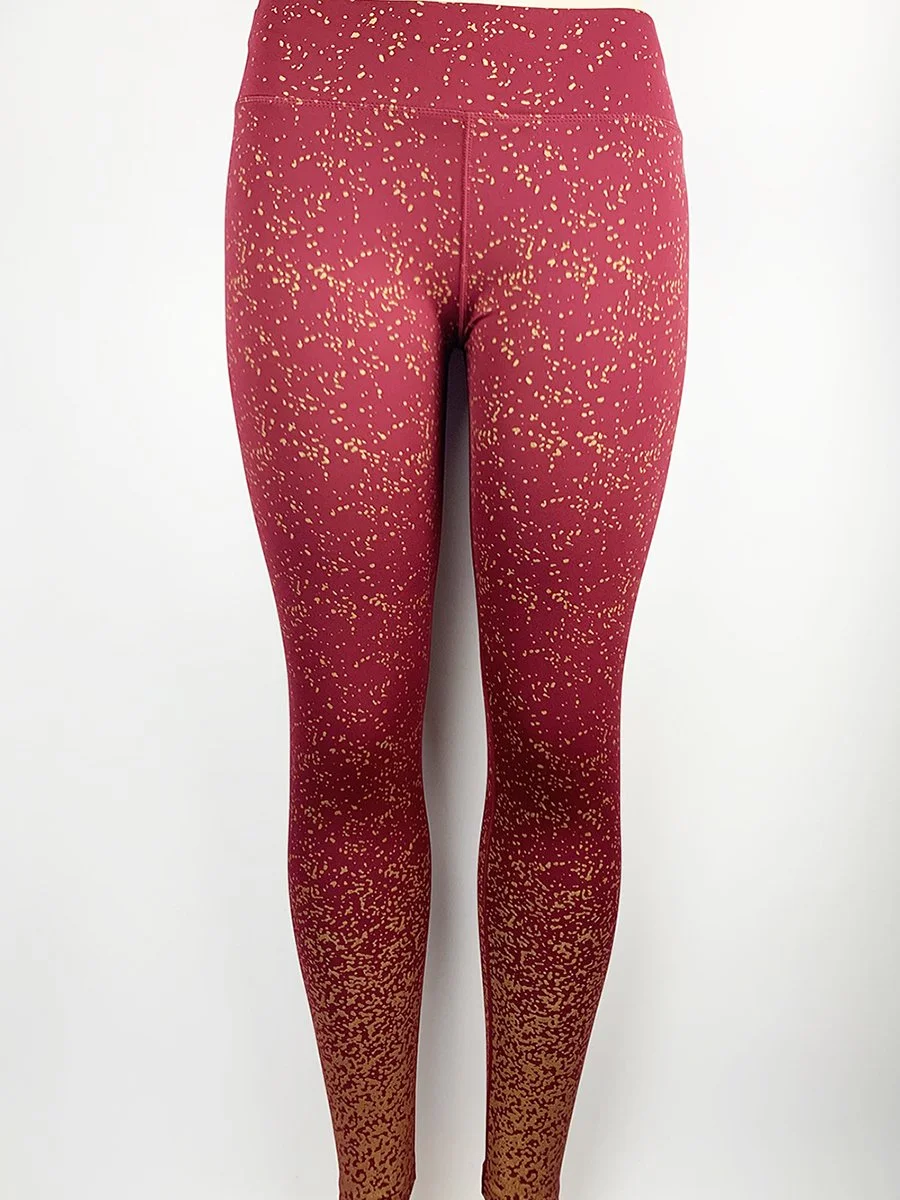 Sexy casual gilded Yoga leggings