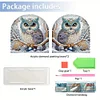 Acrylic Owl Diamond Painting Paper Towel Napkin Holder for Adults Kids Art Crafts