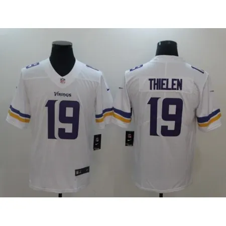 Men's  Minnesota Vikings #19 Adam Thielen White Vapor Untouchable Limited Stitched NFL Jersey