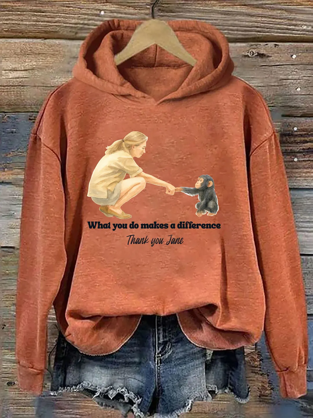 What You Do Makes A Difference Hoodie