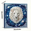 Framed Leo - Pearls Painting Kit DIY Diamond Painting Pearl Dot Crafts 25*25CM