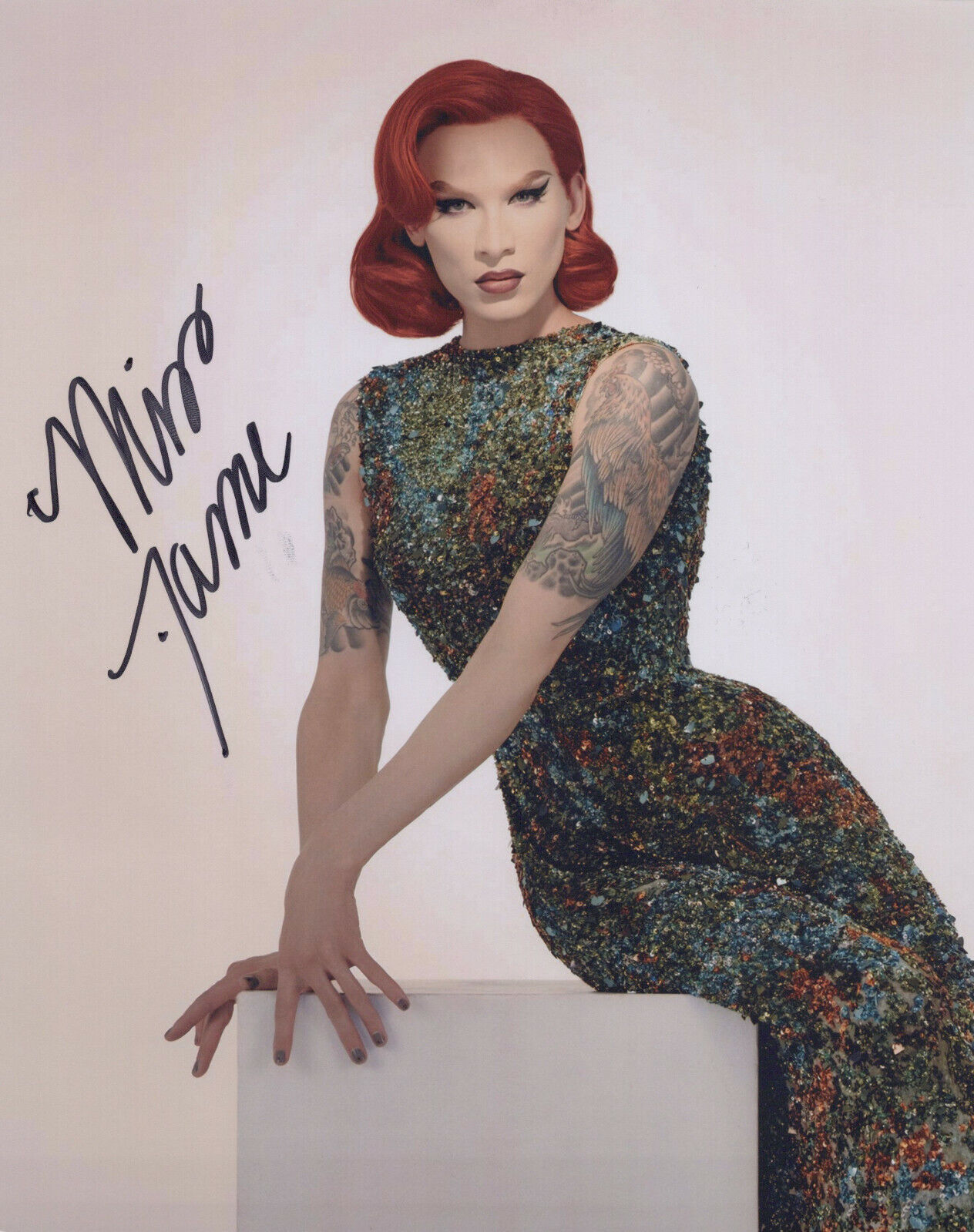 Miss Fame (RuPaul's Drag Race) signed 8x10 Photo Poster painting In-person