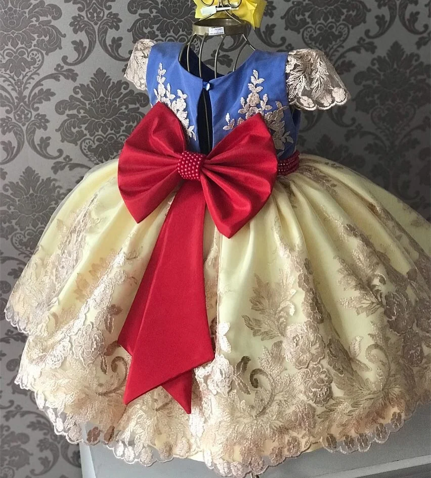 Fancy Cosplay Princess Dresses For Wedding Halloween Party Costume Kids Party Birthday Print Star Dress Girls Holiday Clothes
