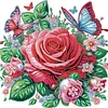 Diamond Painting-DIY Crystal Rhinestone Flower and Butterfly