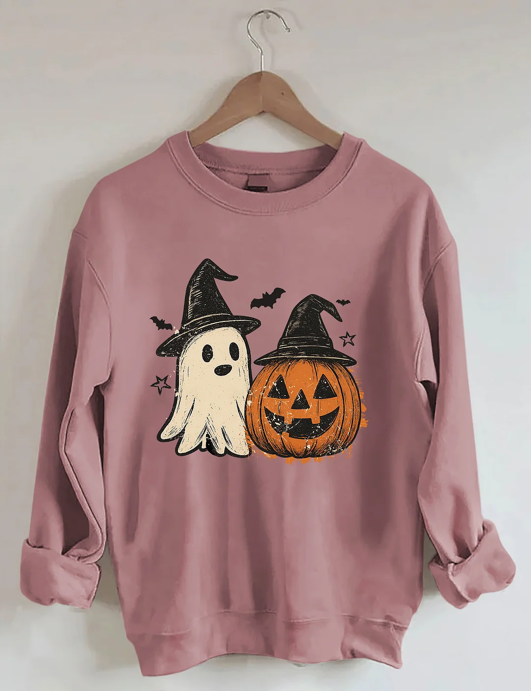 Preppy Floral Pumpkin Sweatshirt