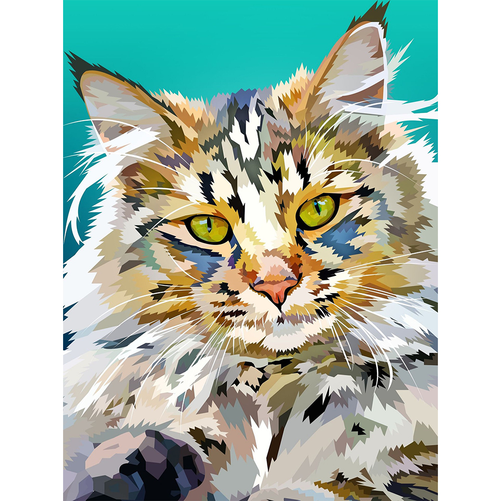 

Cool Cat - Round Drill Diamond Painting - 30*40CM, 501 Original