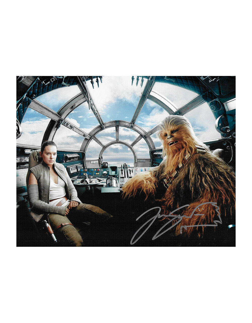 10x8 Star Wars Chewbacca Print Signed By Joonas Suotamo 100% Authentic With COA