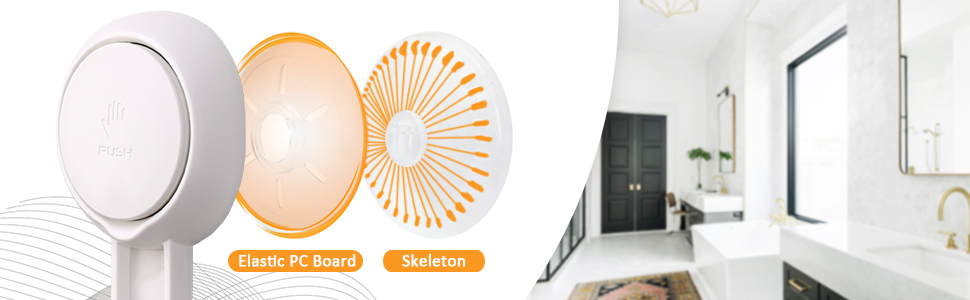 suction cup corner shelf