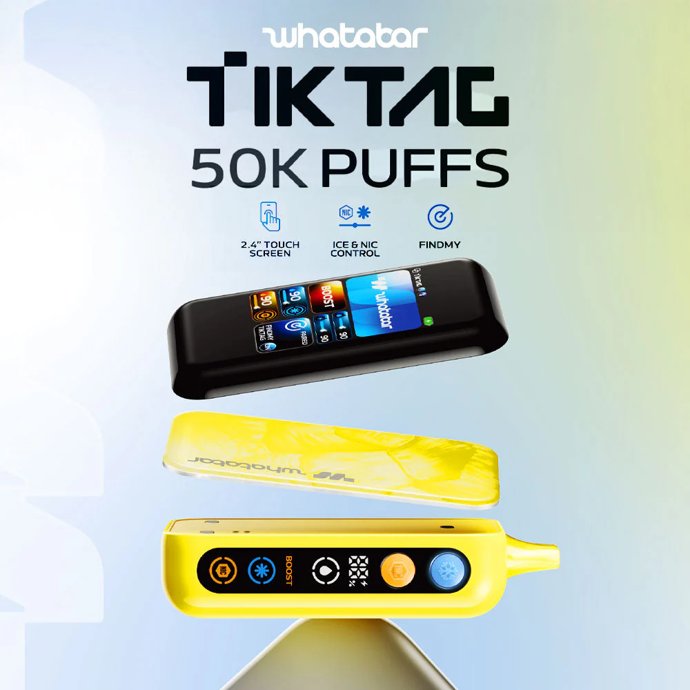 Whatabar Tik Tag 50000 Puffs Disposable Vape Wholesale