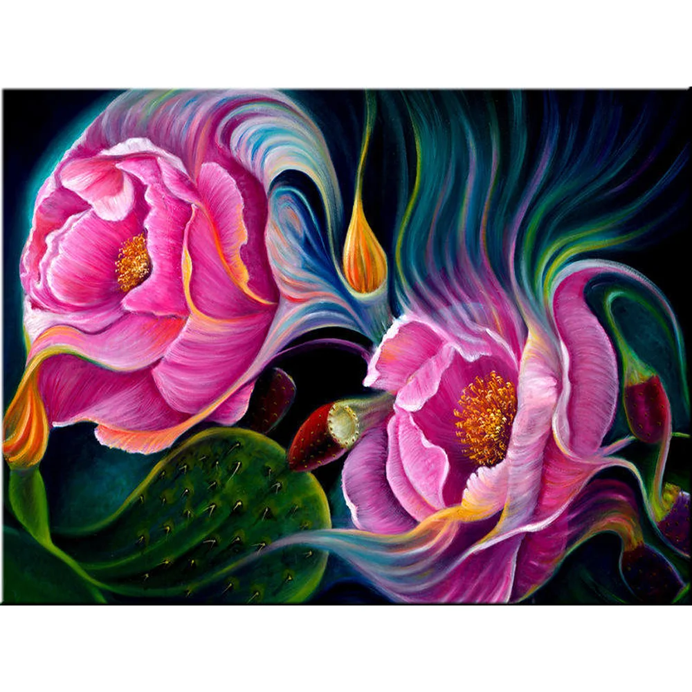 Diamond Painting - Full Round/Square Drill - Abstract Flower(30*40 - 50*60cm)