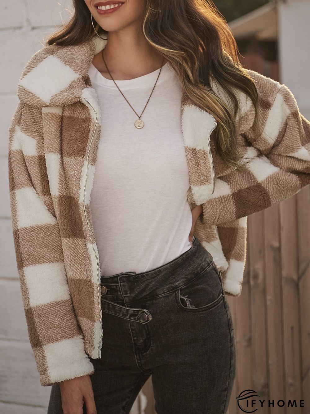 Long Sleeve Casual Cotton-Blend Knit coat | IFYHOME