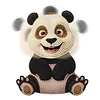 Acrylic Shaking Head Desktop Diamond Art Kits for Adults Beginner (Panda)