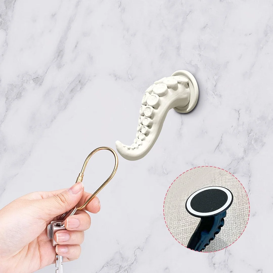 Octopus Claw Magnetic Bracket, 3D Octopus Claw Magnetic Bracket for Phone, Creative Octopus Tentacle Magnetic Phone Holder, Multifunctional Octopus Holder Phone Stand (Gray)