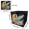(US Local)DIY Diamond Painting Storage Box Canvas Organizer Box Diamond Painting Kit (H)