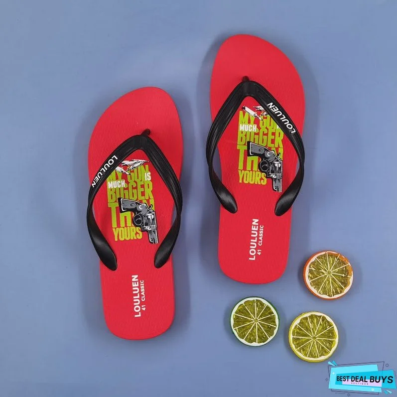 Men's Summer Outdoor Flip-flops Couple Beach Flip Flops