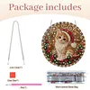 Xmas cat DIY Diamond Painting Kit 20cm for Adults